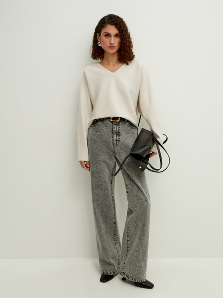 

Джемпер женский ZARINA 2369632832 бежевый L, 2369632832