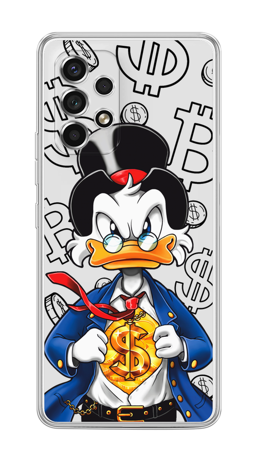 

Чехол на Samsung Galaxy A53 5G "Scrooge Goldman", Черный;белый;синий, 2104550-1