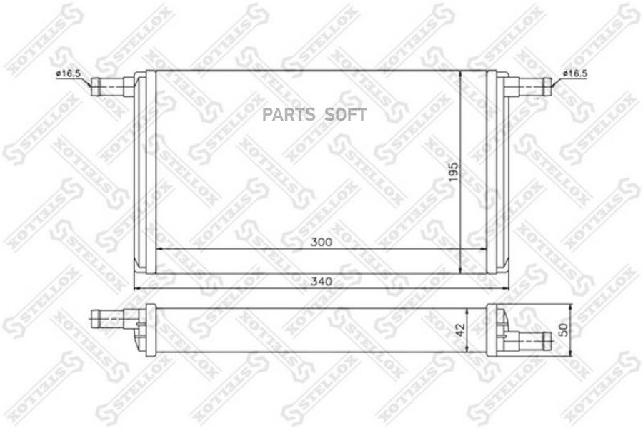 

Stellox 10-35064-Sx Радиатор Печки \ Vw Lt28 2.4/2.4D/Td 75-96 1Шт