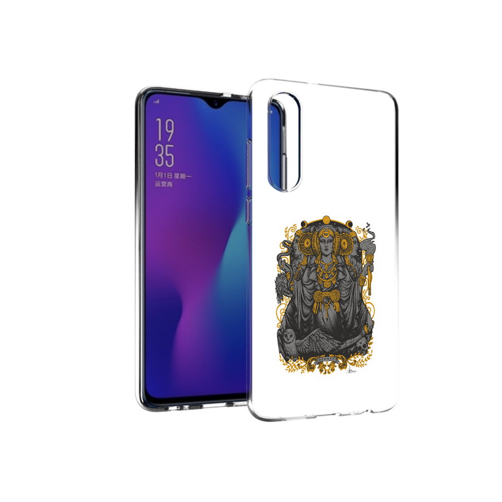 

Чехол MyPads Tocco для Huawei P30 божество с золотыми элементами, Прозрачный, Tocco