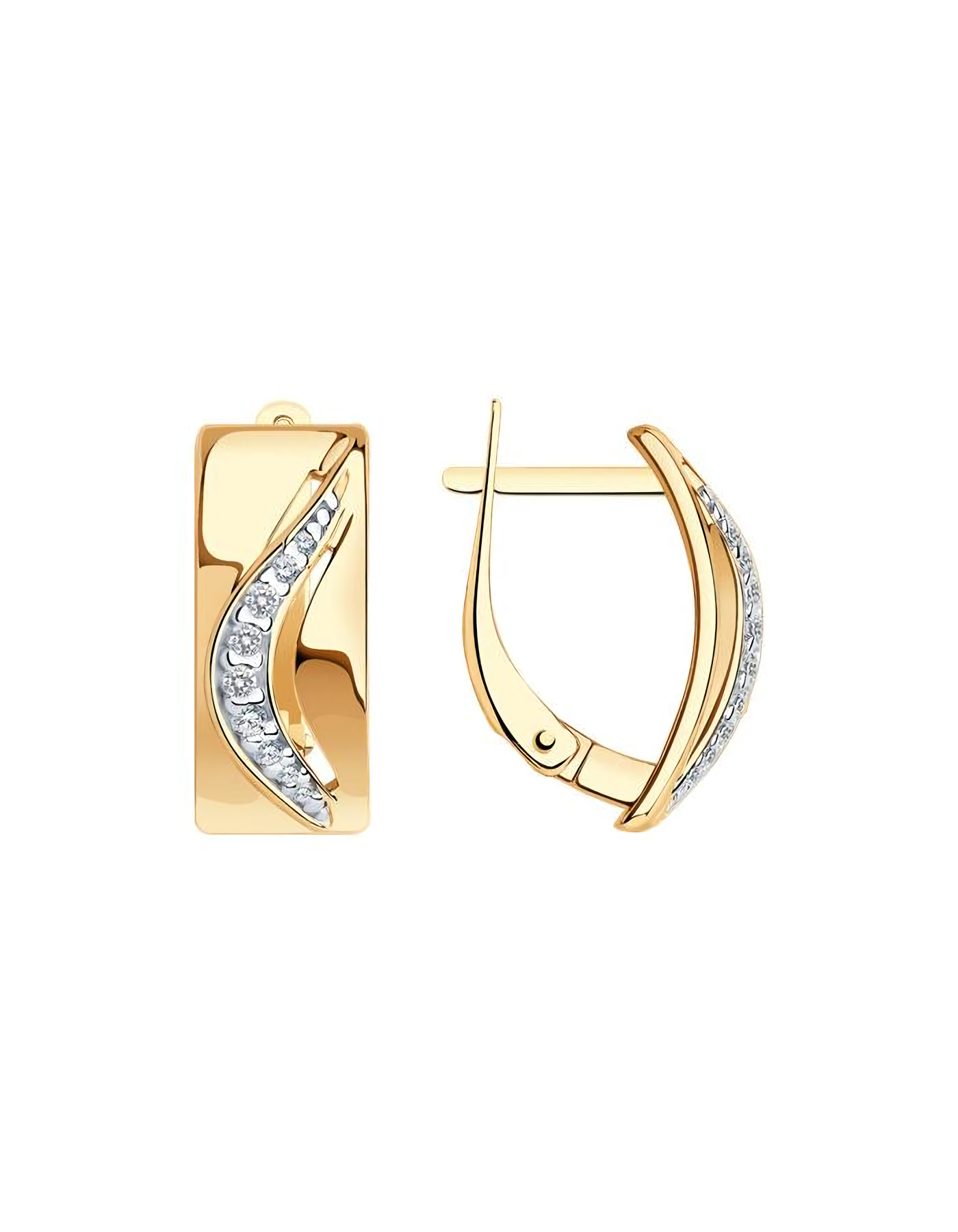 

Серьги из серебра TEO MAORI 893020808, фианит, 893020808