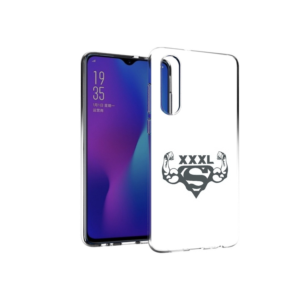 

Чехол MyPads Tocco для Huawei P30 бодибилдинг супермен, Прозрачный, Tocco