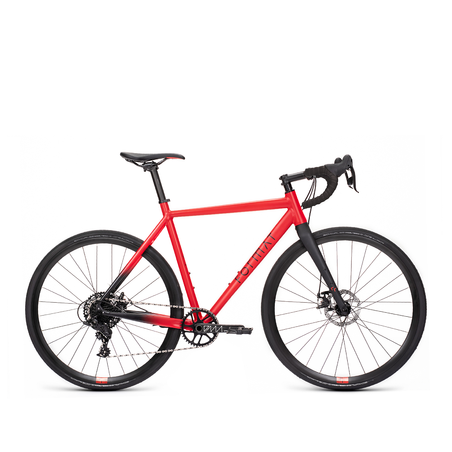 Велосипед Format 2322 700C 2023 Красный-МатЧерный-Мат 10380000₽