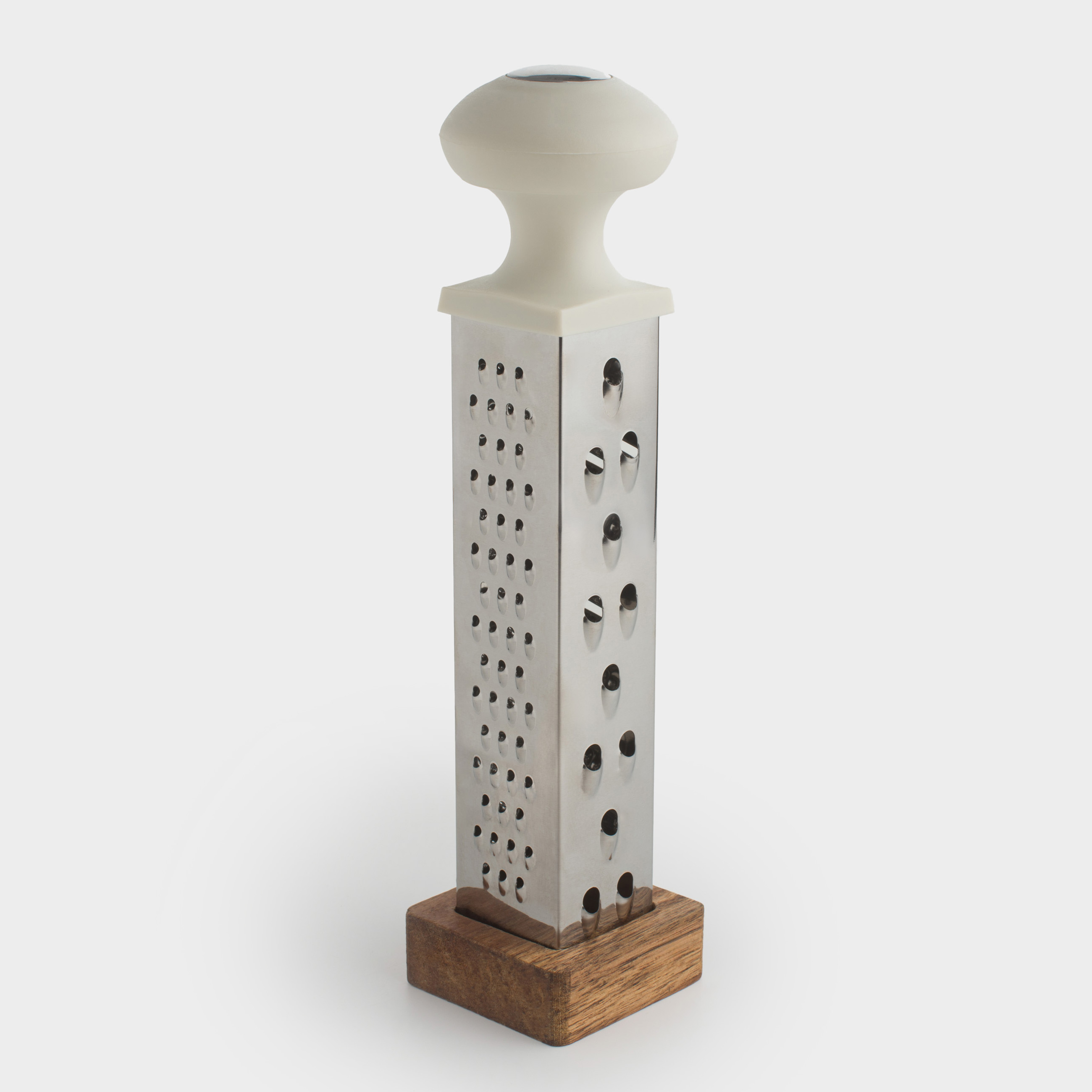 

Терка, 23 см, на подставке, четырехгранная, сталь/пластик/дерево, Galori, Серебристый