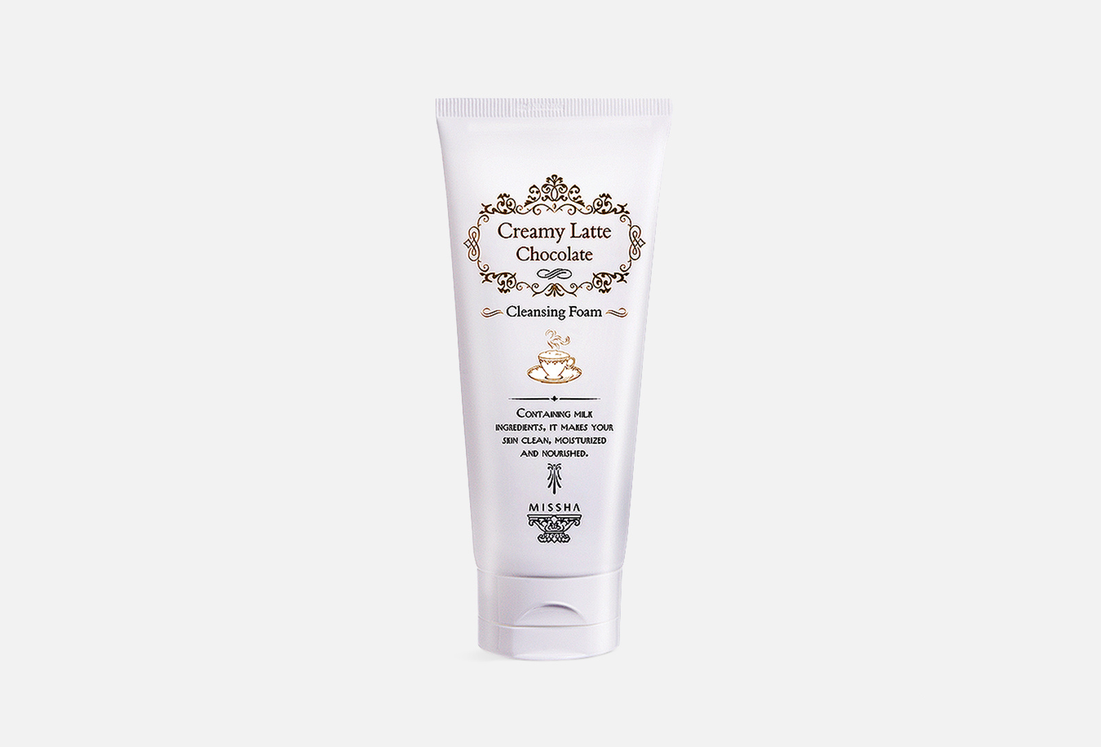 фото Очищающая пенка для лица missha creamy latte cleansing foam (chocolate) 172 мл