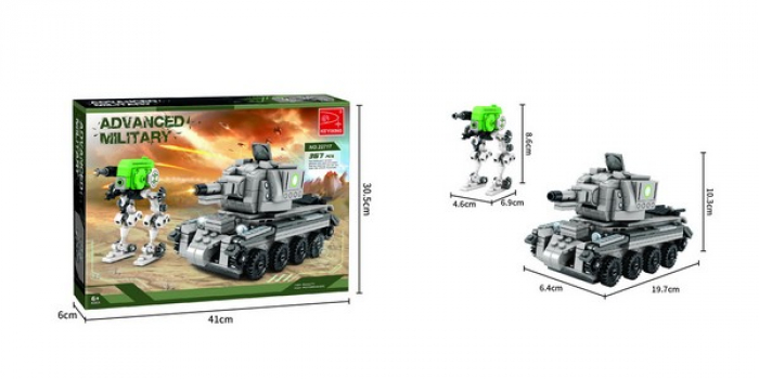 

Конструктор KEYIXING Военная спецтехника, 367 элементов Y25626256, Y25626256
