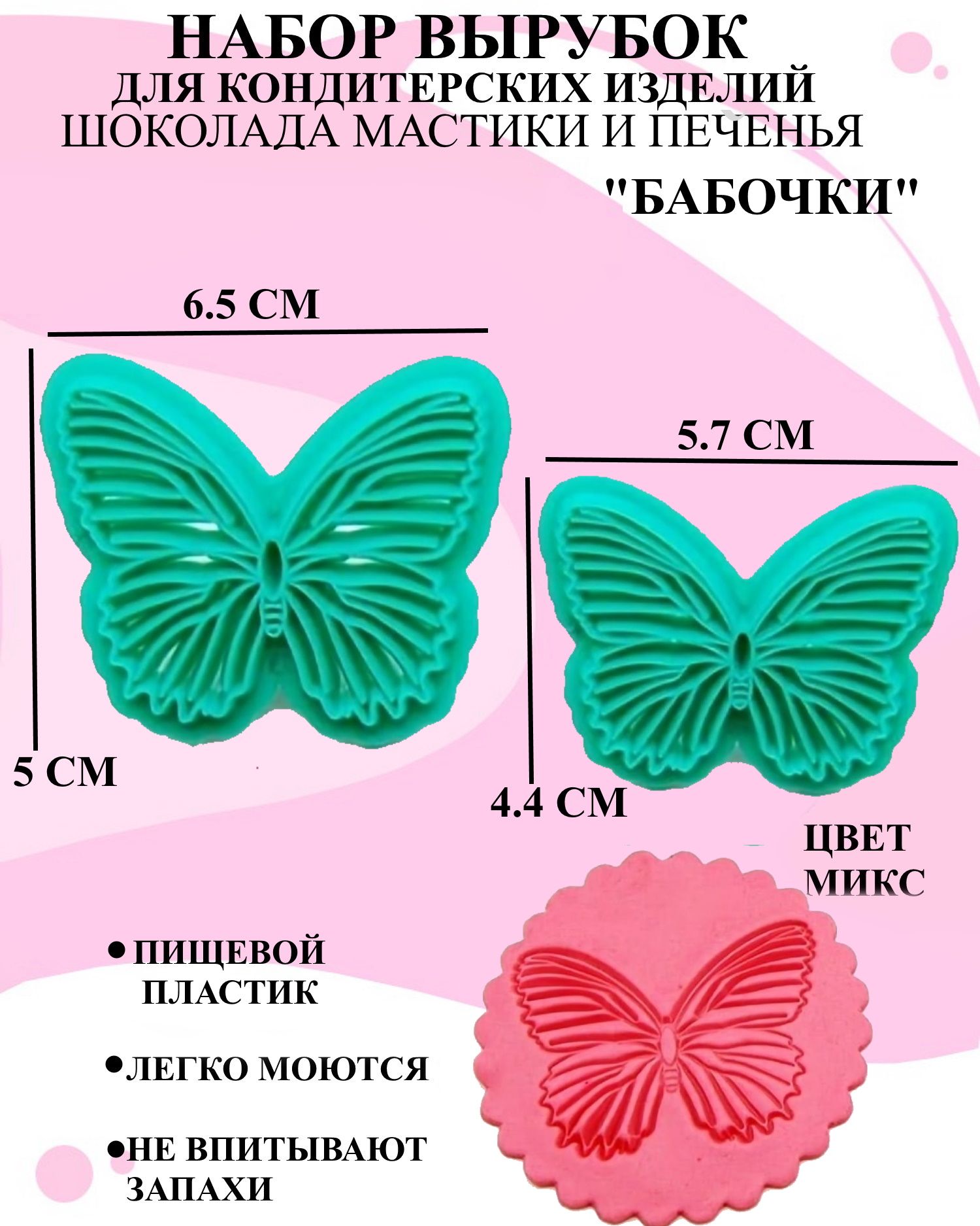 

Силиконовая форма для выпечки и декора Будет сладко, В ассортименте