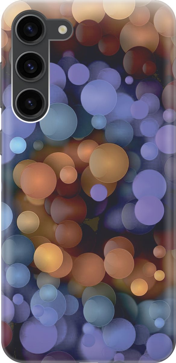 

Чехол на Samsung Galaxy S23+ "Сиренево-оранжевые шарики", Фиолетовый;оранжевый, 158371