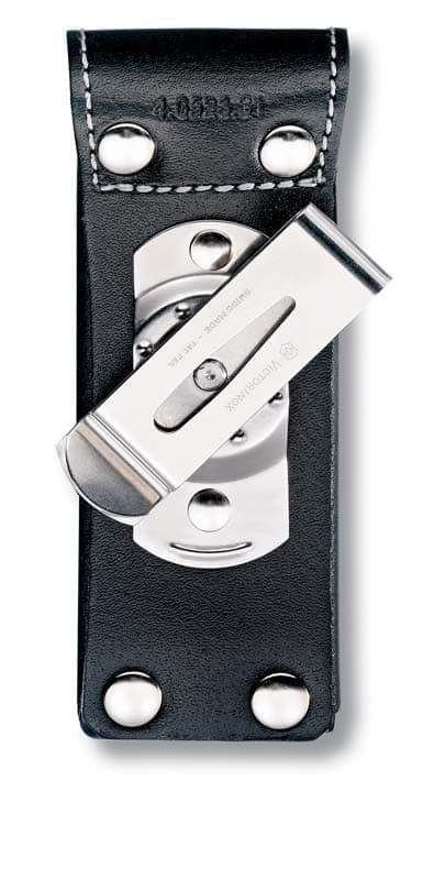 

Чехол на ремень VICTORINOX для ножей 111 мм, с поворотной клипсой, кожаный, чёрный, Черный