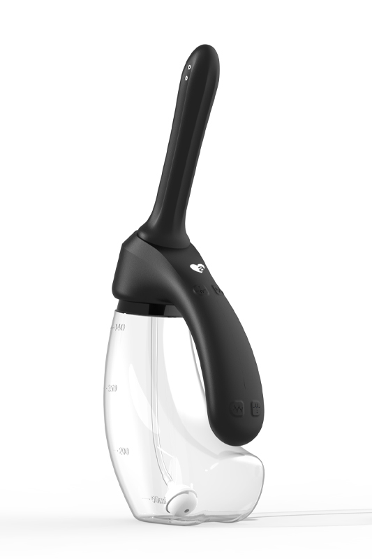 Автоматический анальный душ с вибрацией Amovibe Iceberg, прозрачный, 440 мл