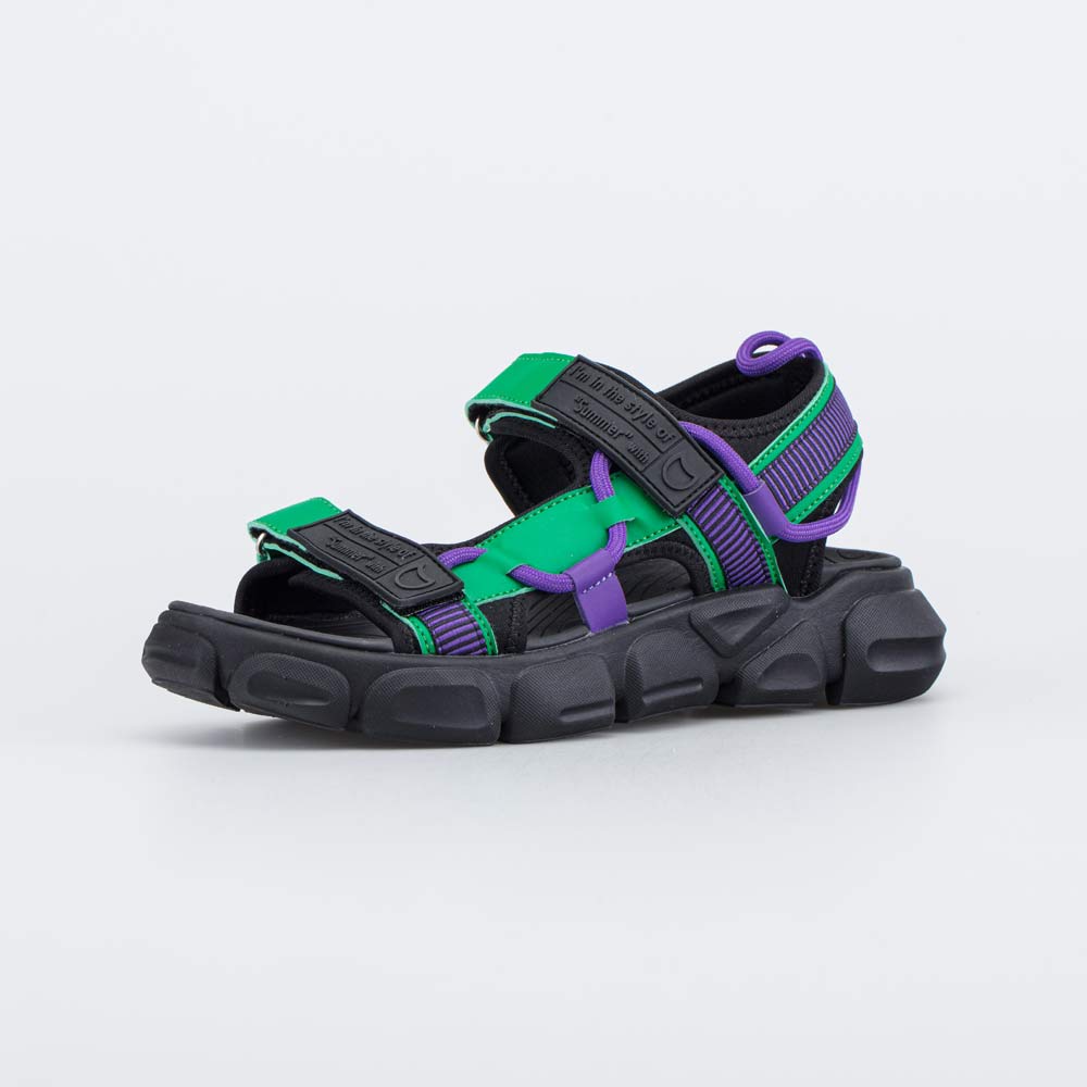 

Сандалии Котофей 724028, чер-фио, 39, Черный;фиолетовый, 724028