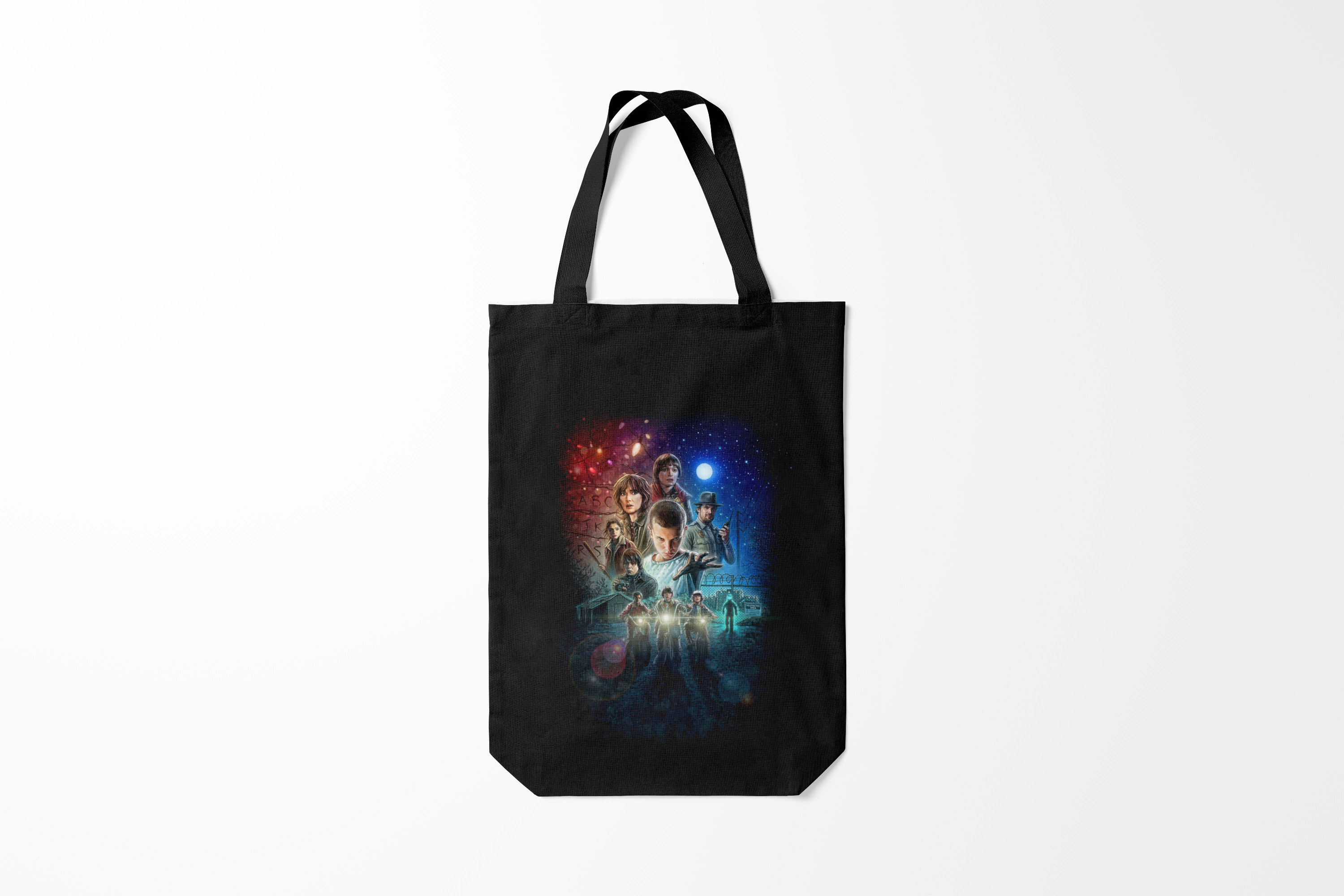 

Сумка шoппер унисекс Burnettie Разное Stranger Things, черный, Разное Stranger Things