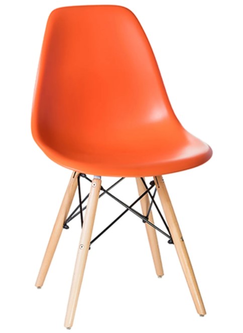

Стул Stool Group DSW УТ000000654, оранжевый, DSW