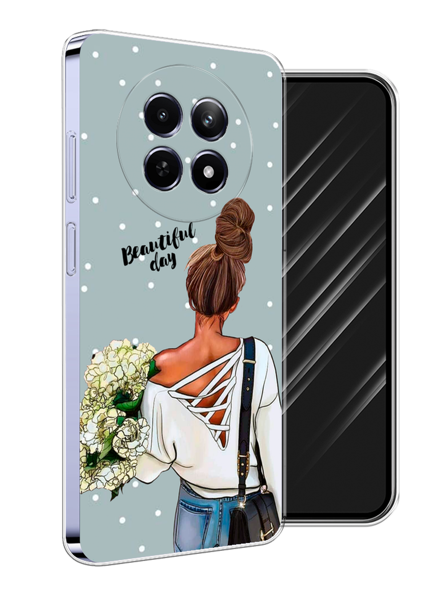 

Чехол Awog на Realme 12 5G "Beautiful day", Голубой;коричневый;бежевый, 2516450-1