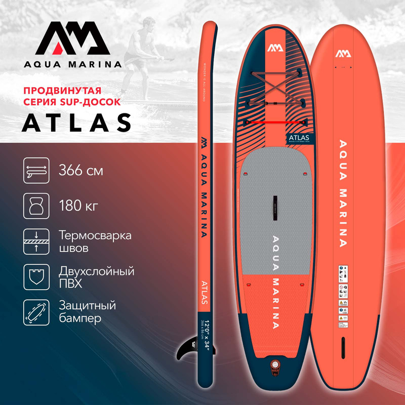 Надувная Сап Доска Aqua Marina Atlas Sky Glider