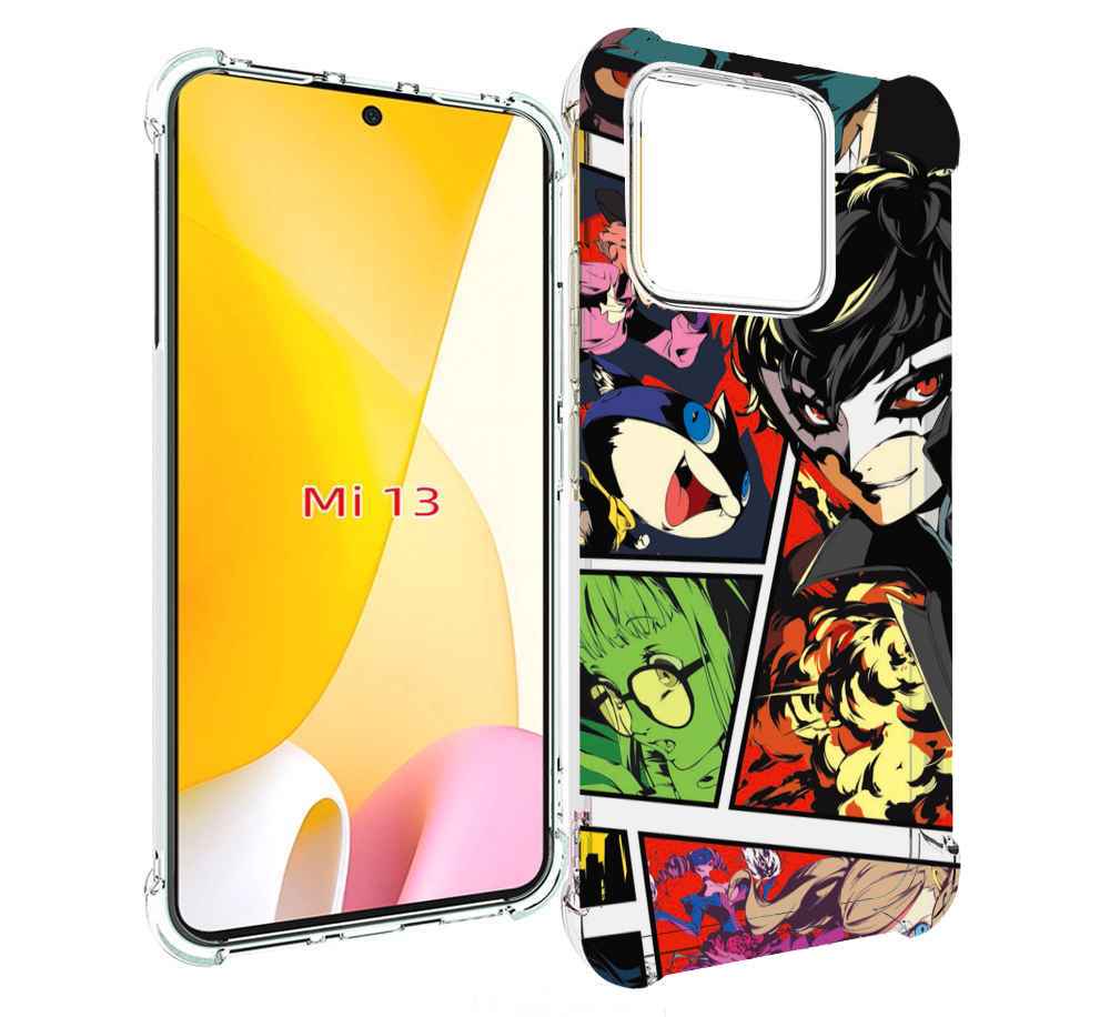 

Чехол MyPads Persona 5 art для Xiaomi 13, Прозрачный, Tocco
