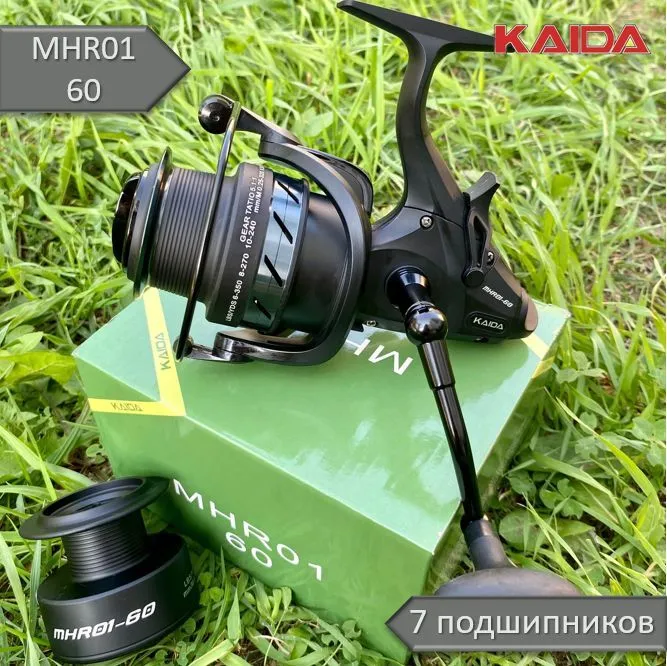 

Рыболовныа катушка KAIDA MHR 01-60, Черный, MHR01-60