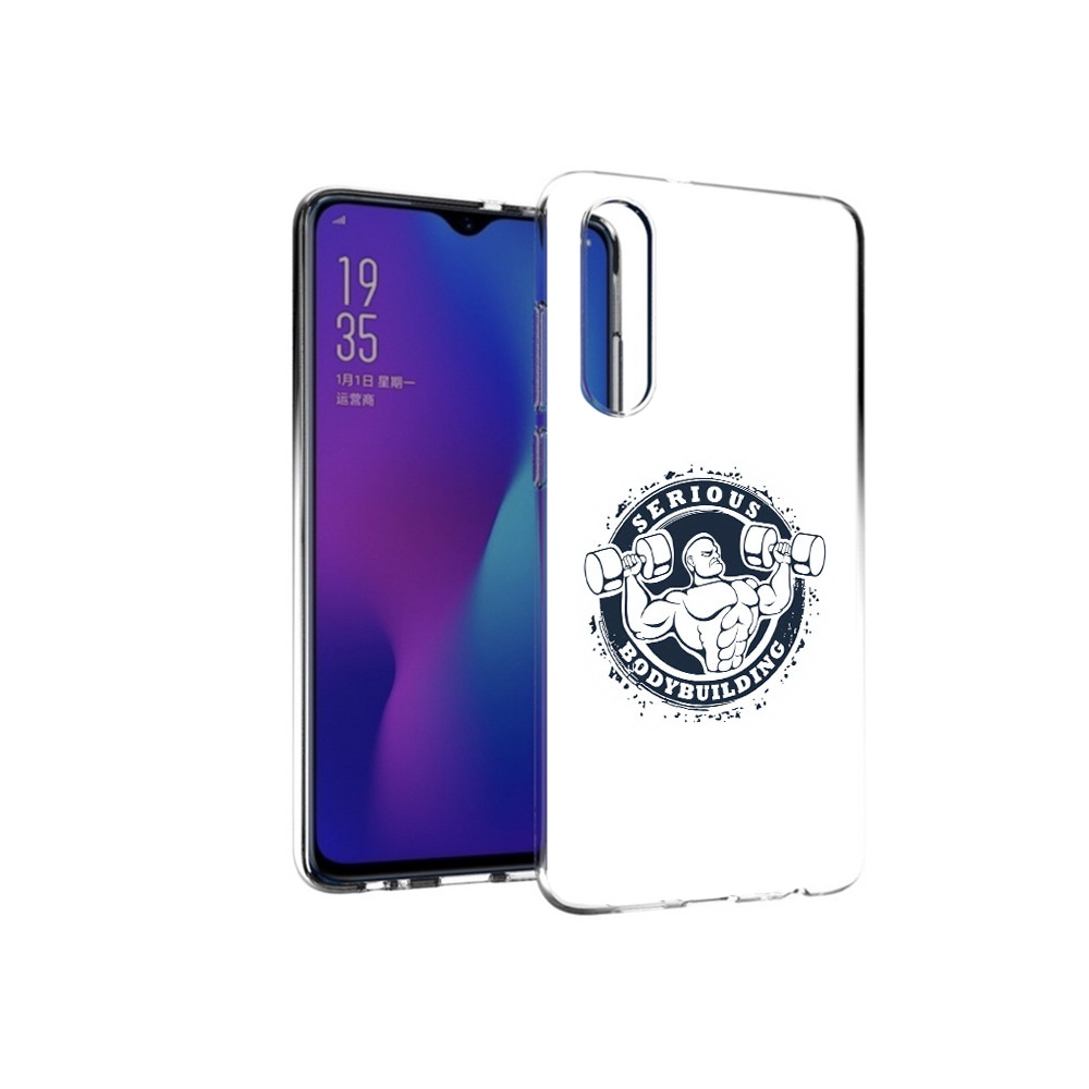 

Чехол MyPads Tocco для Huawei P30 бодибилдинг воля к победе, Прозрачный, Tocco