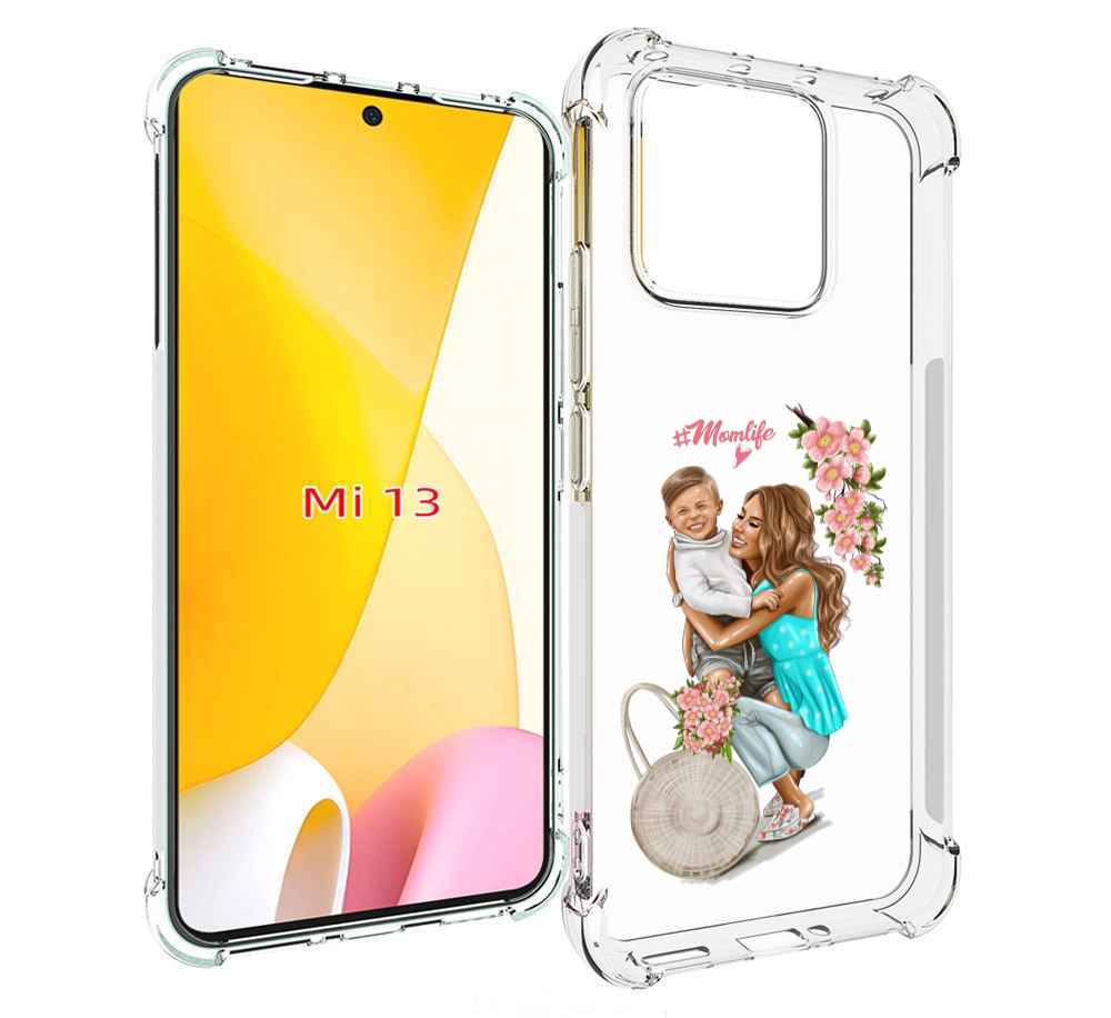 

Чехол MyPads Momlife для Xiaomi 13, Прозрачный, Tocco