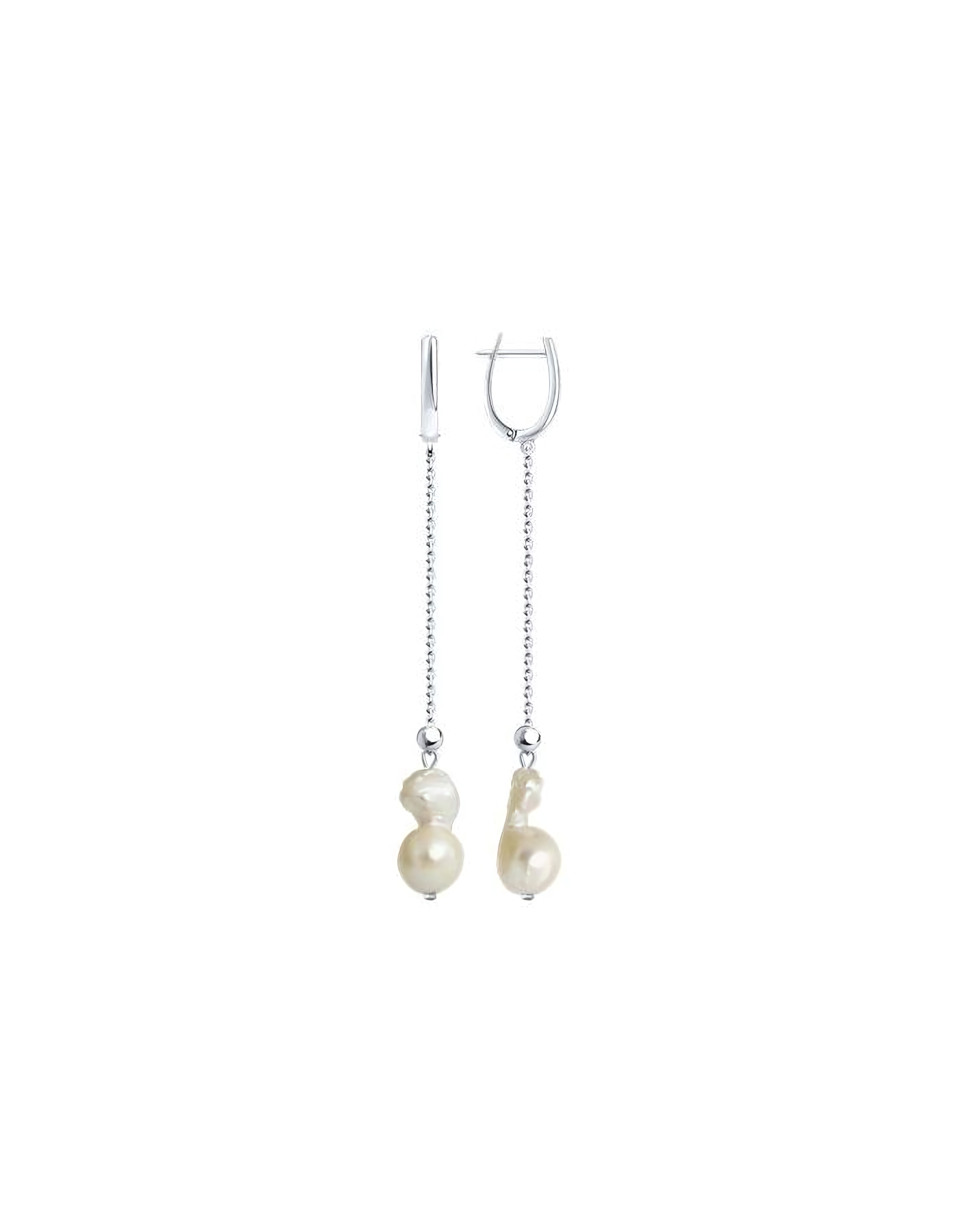 

Серьги подвески из серебра TEO MAORI 892022764, жемчуг культивированный, 892022764
