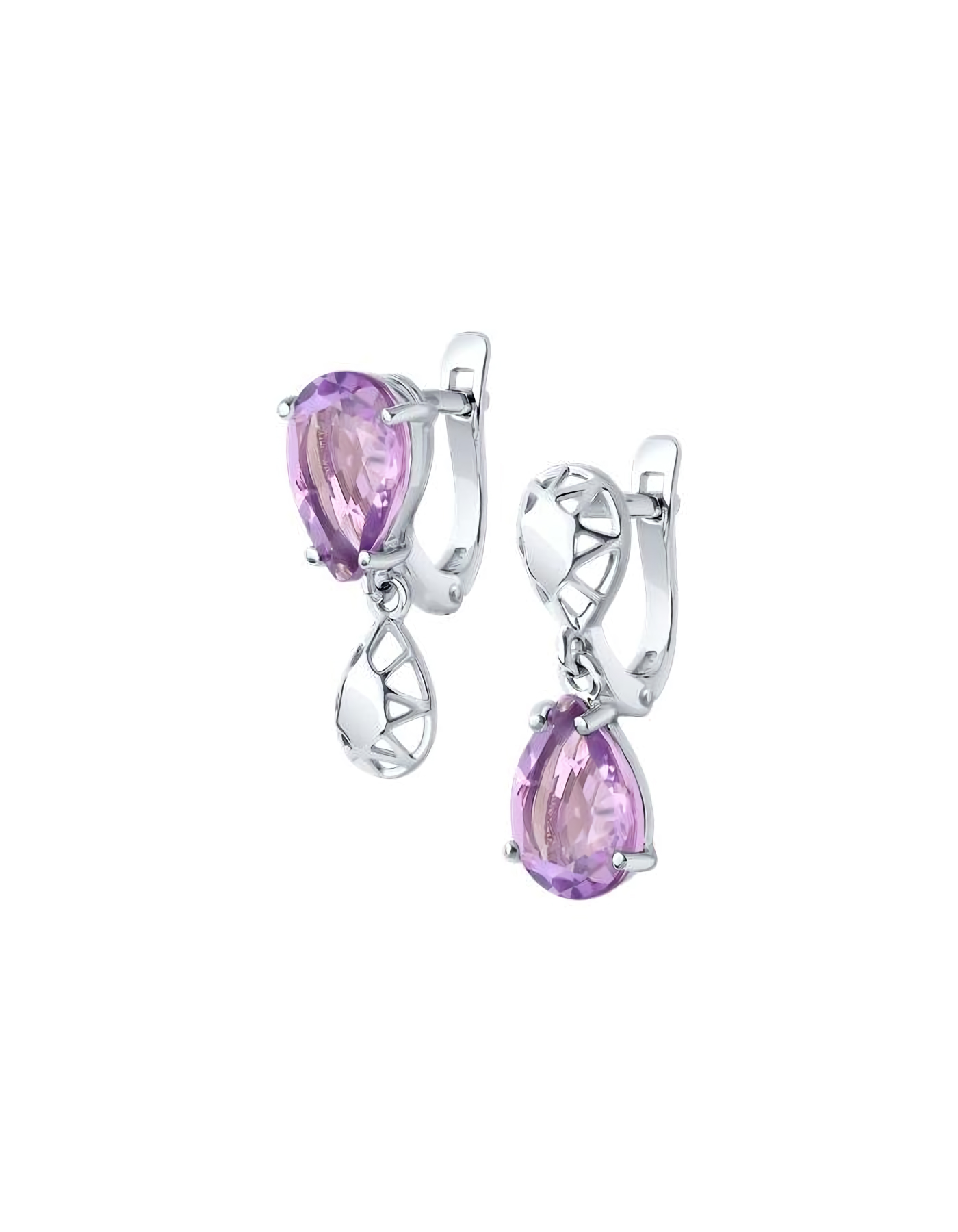 

Серьги из серебра TEO MAORI 892022697, аметрин, 892022697