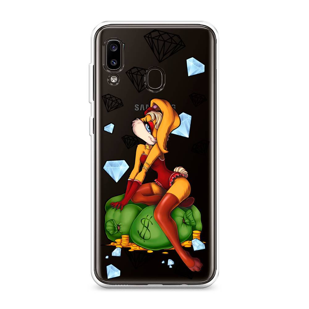 

Чехол на Samsung Galaxy A20 "Лола Банни с бриллиантами", Красный;оранжевый;зеленый, 27650-6