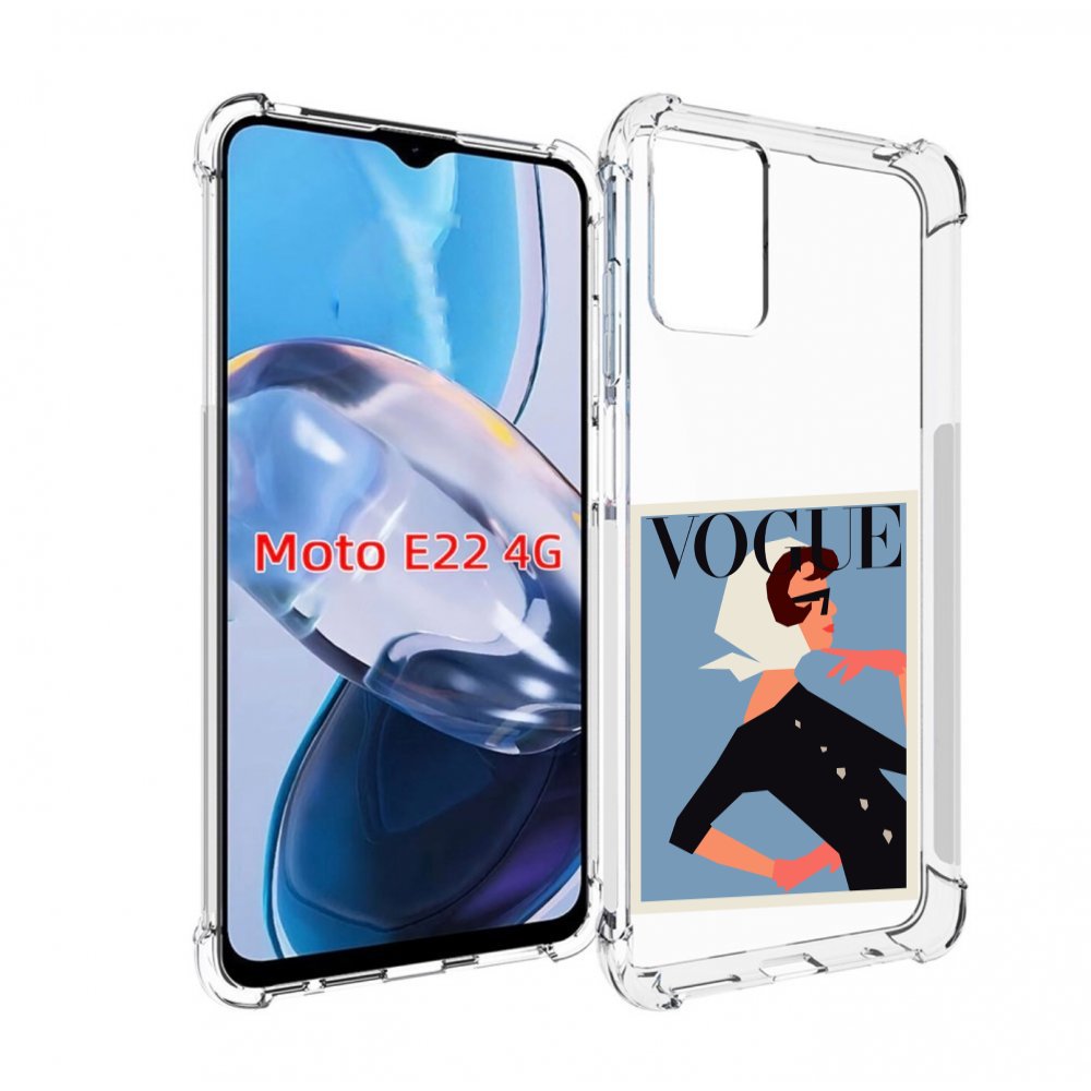 

Чехол MyPads Вогуе картинка для Motorola Moto E22 4G / E22i 4G, Прозрачный, Tocco
