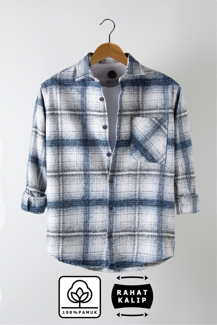 

Рубашка мужская Terapi Men 25843 синяя S-M (доставка из-за рубежа), 25843