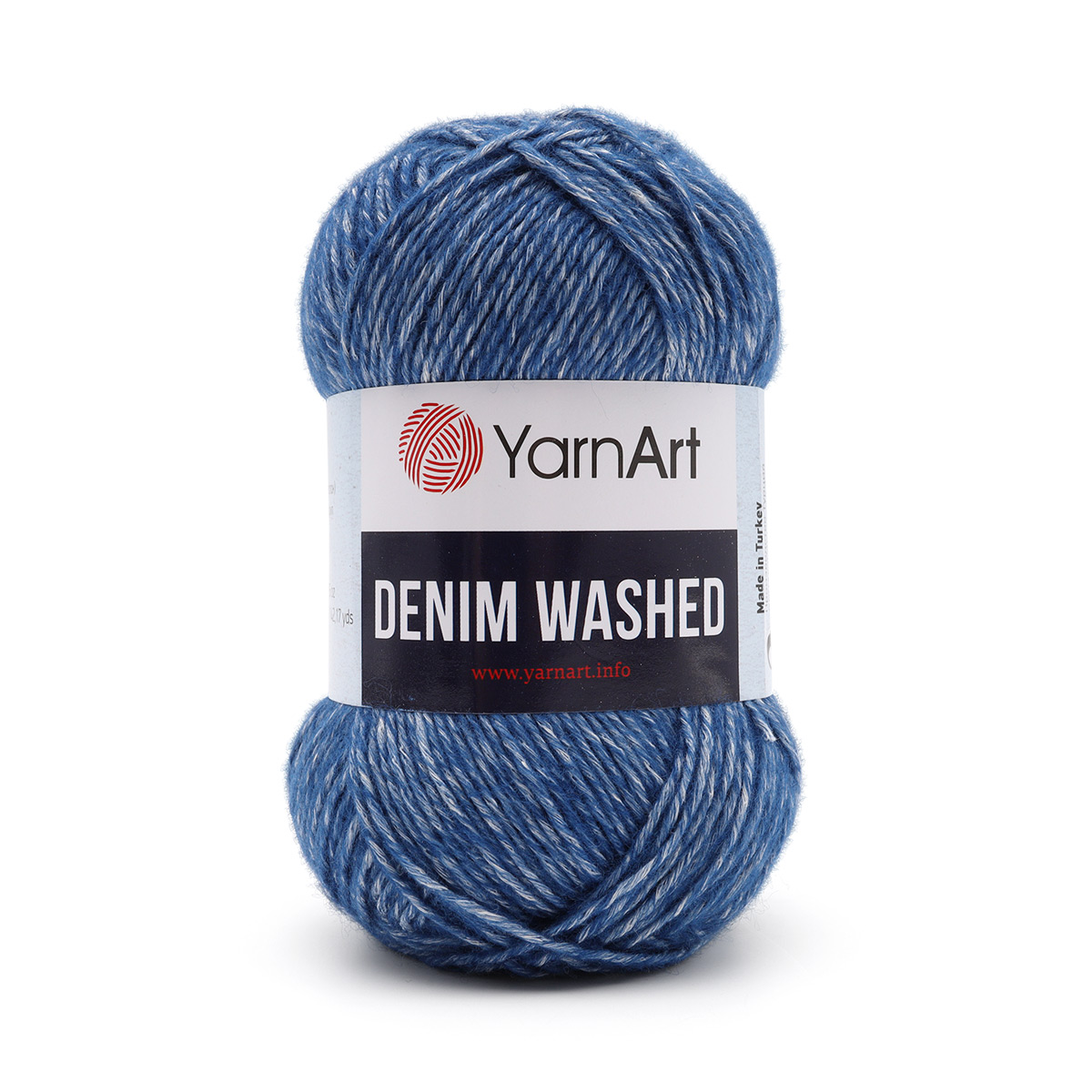 

Пряжа для вязания YarnArt Denim Washed 50г 130м (922 сине-фиолетовый), 10 мотков, Синий, 7729666