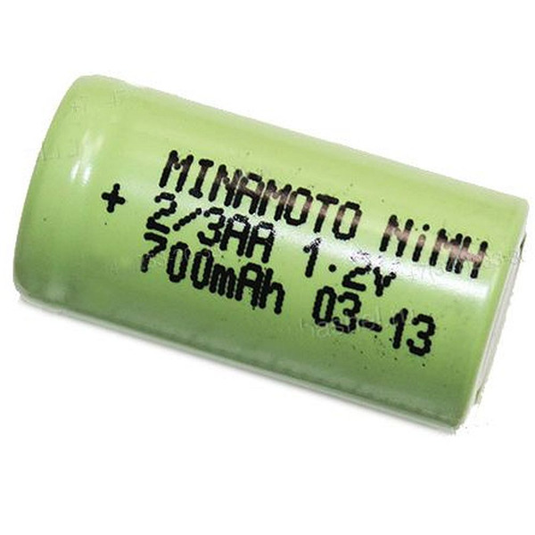 

Аккумулятор MINAMOTO MH-700AА (2/3AA), NiMH, 1,2 В, 700 мАч 1 штука