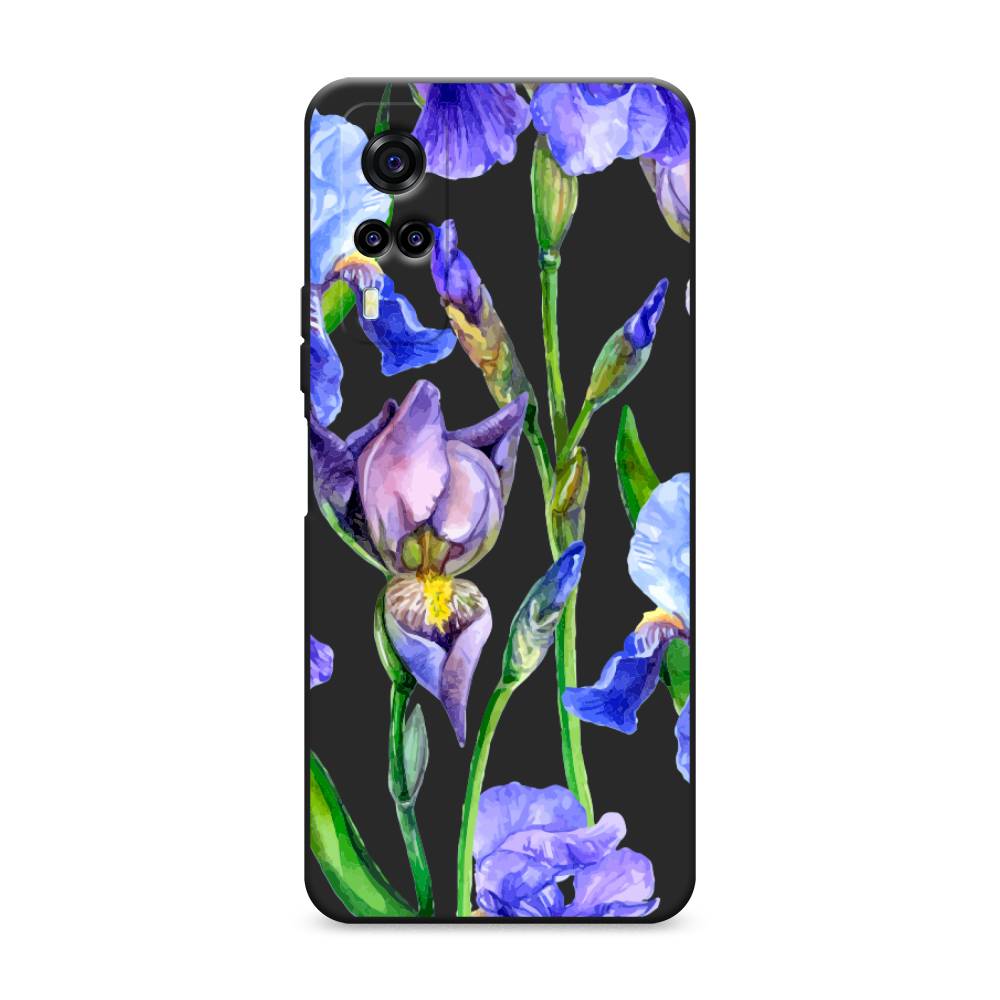 

Чехол Awog на Vivo Y53s 4G "Синие ирисы", 264952-1