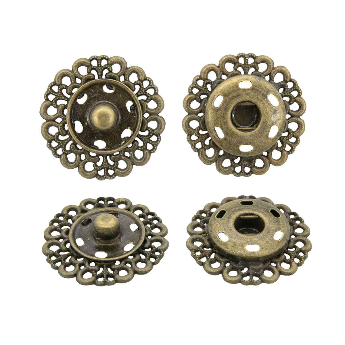 

Кнопка пришивная АЙРИС, ГЖ2722, 30 мм (бронза), 10 шт