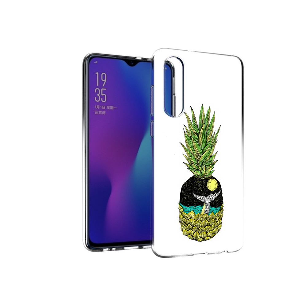 

Чехол MyPads Tocco для Huawei P30 ананас с китом, Прозрачный, Tocco