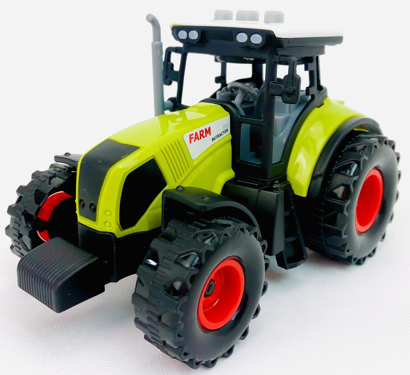 фото Трактор huanzhi toys инерционный farm 550-1e светятся фары, звук клаксона, 106893