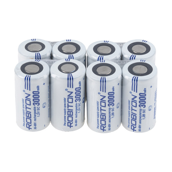 

Аккумулятор ROBITON 3000МНSC High Power, Ni-МН, 1.2 В, 3000 мАч 8 штук