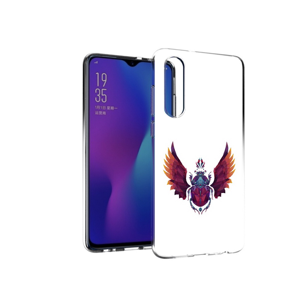 

Чехол MyPads Tocco для Huawei P30 алмазный скоробей, Прозрачный, Tocco