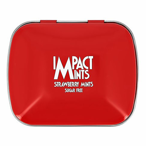 Освежающие драже Impact Mints без сахара со вкусом клубники 14 г