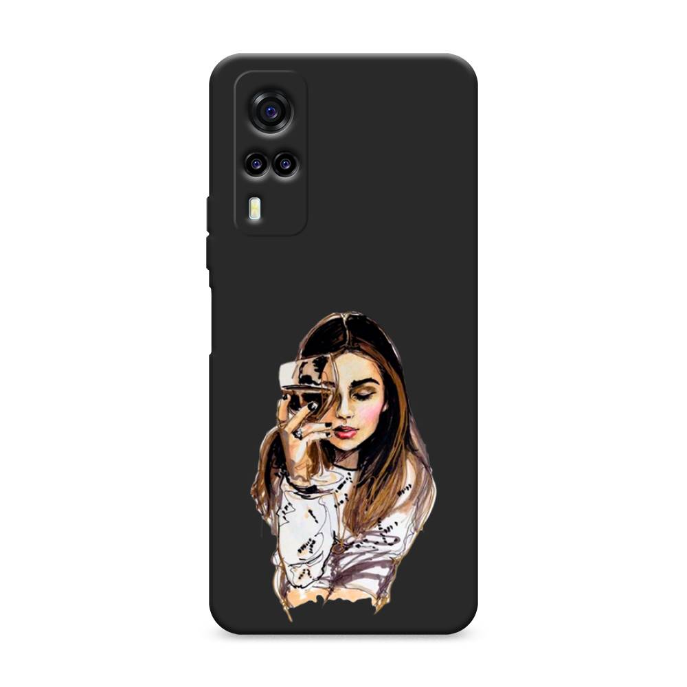 

Чехол Awog на Vivo Y53s 4G "Девушка с бокалом", 264952-1