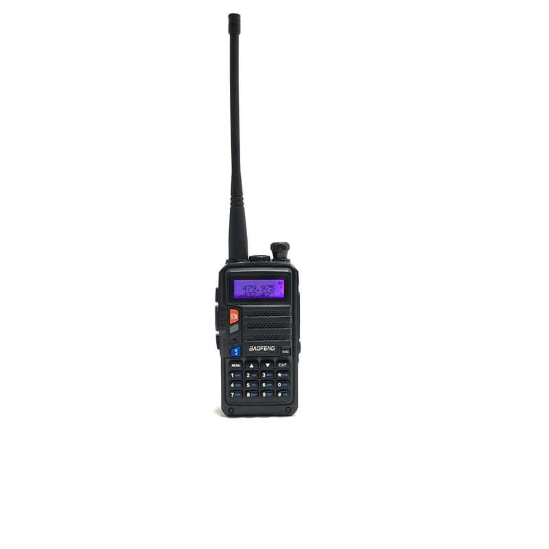 фото Портативная радиостанция baofeng uv-5r 8w 2 черный, 1 шт.