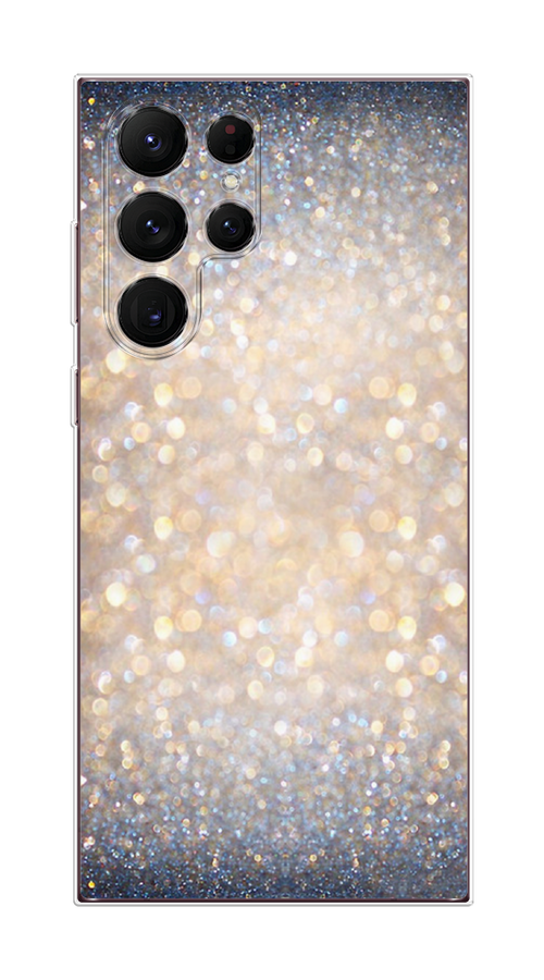 

Чехол на Samsung Galaxy S22 Ultra "Мерцание рисунок", Желтый;серый, 2104050-1
