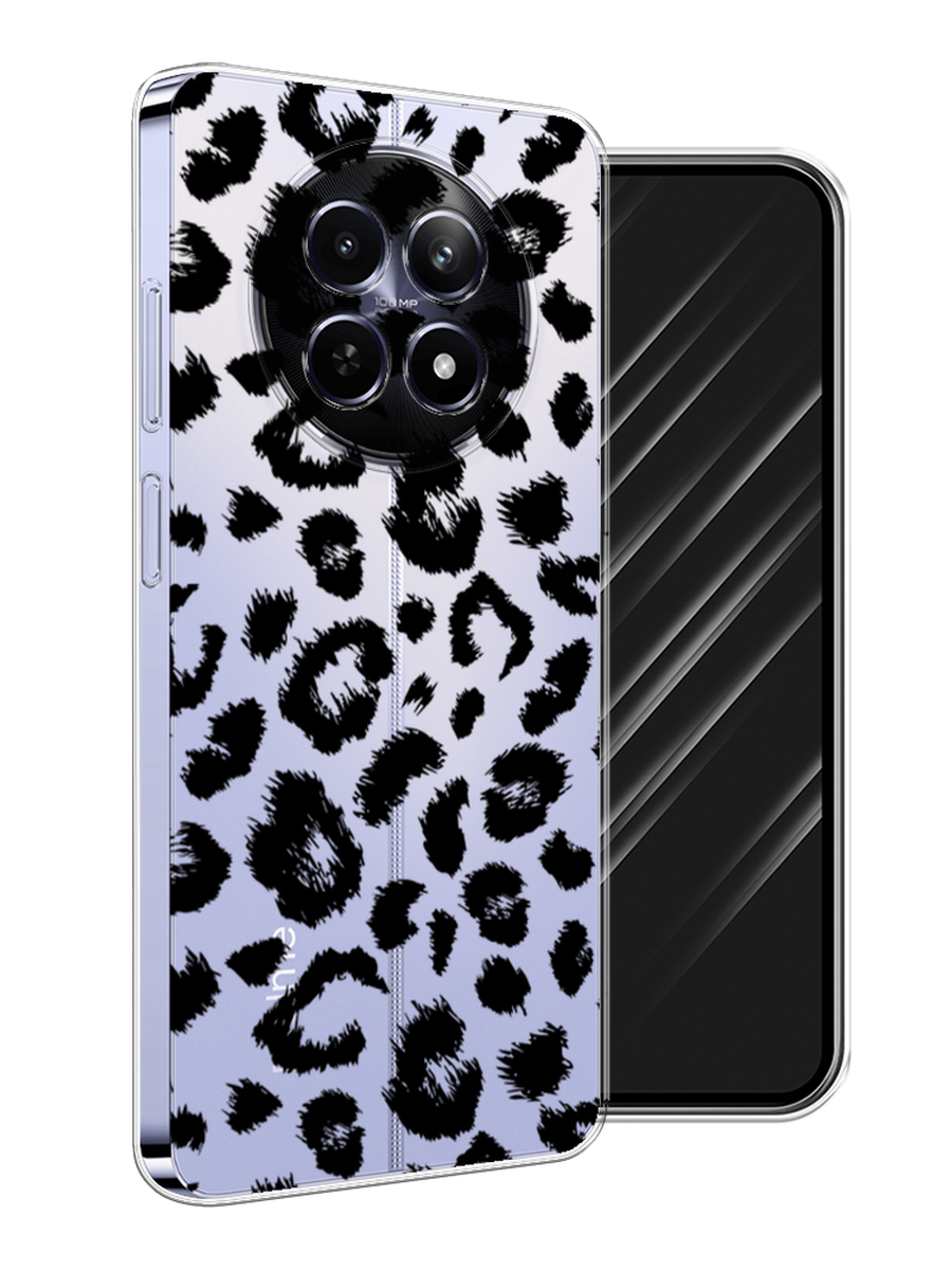 

Чехол Awog на Realme 12 5G "Окрас леопарда фон", Черный, 2516450-1