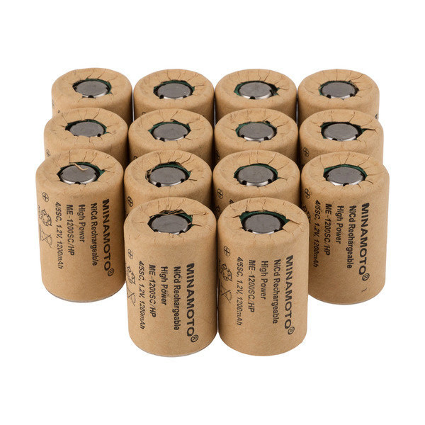 

Аккумулятор MINAMOTО ME-1200SC/HP, NiCd, 1.2 В, 1200 мАч 14 штук