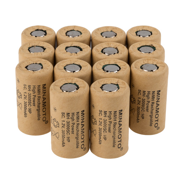 

Аккумулятор MINAMOTO MН-3000SC/НР, NiMH, 1.2 В, 3000 мАч 14 штук