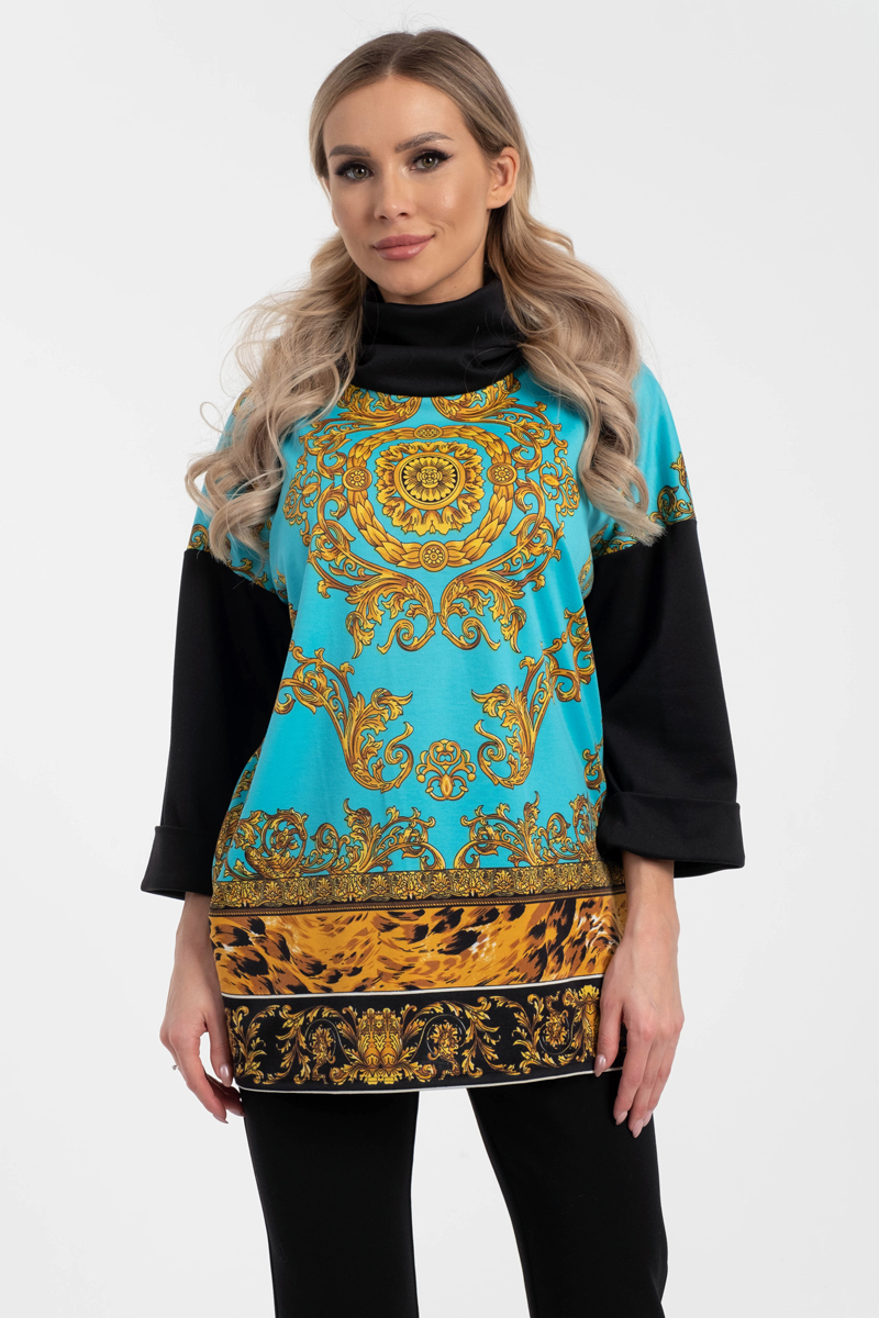 

Джемпер женский Wisell М4-3950 голубой 44 RU, М4-3950