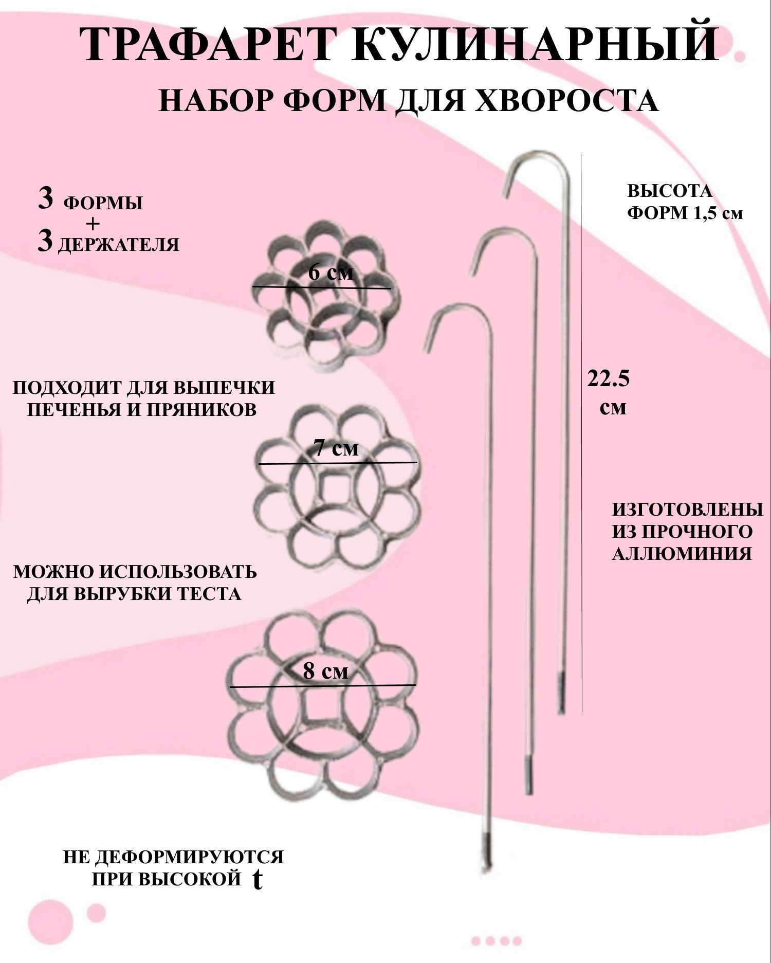 Силиконовая форма для выпечки и декора Будет сладко