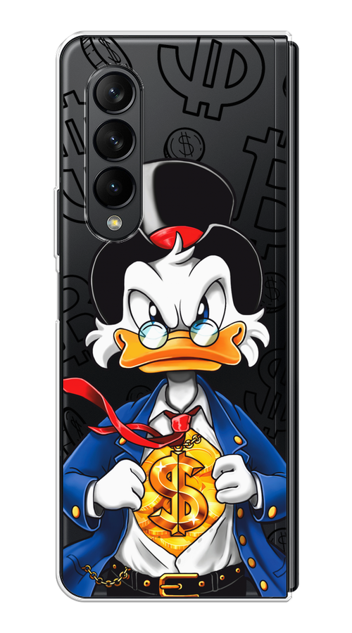 

Чехол на Samsung Galaxy Z Fold 3 "Scrooge Goldman", Черный;белый;синий, 2103650-1