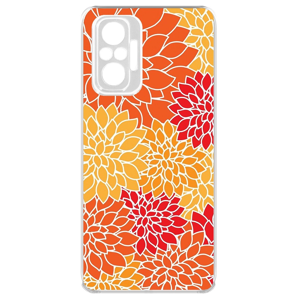 Чехол-накладка Цветочный паттерн 7 для Xiaomi Redmi Note 10 Pro