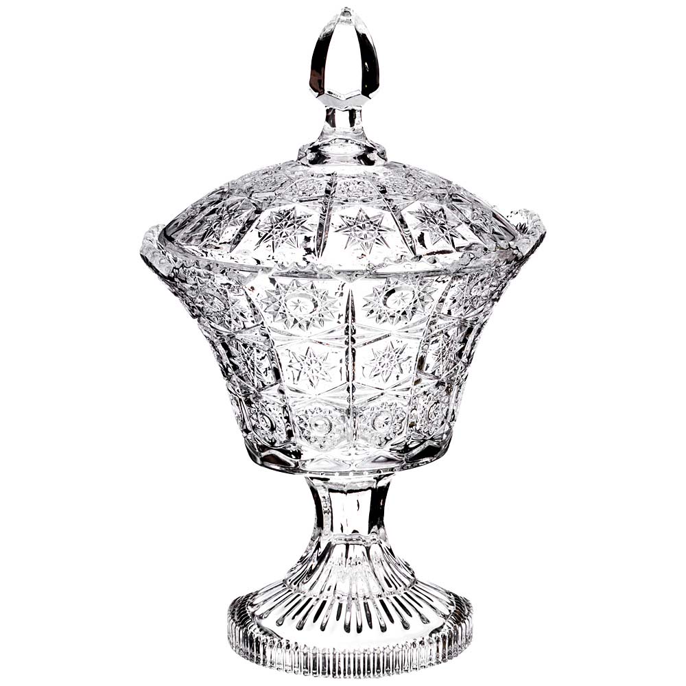 

Конфетница на ножке muza crystal 17х17х29 см. Lefard