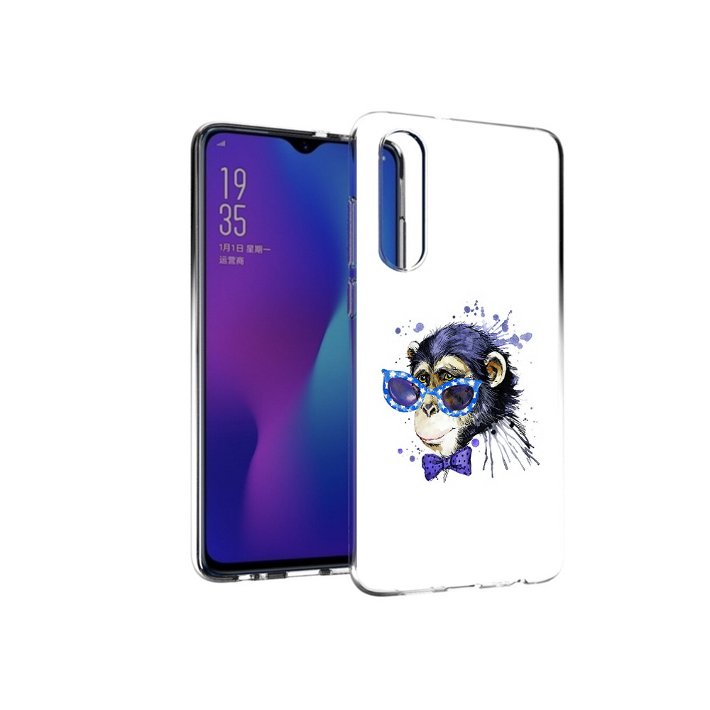 

Чехол MyPads Tocco для Huawei P30 акварельная обезьяна, Прозрачный, Tocco