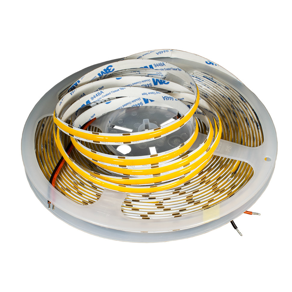 

Светодиодная лента COB 252LED/м 12В, 10Вт/м 8мм 6000К, 5 м LED лента, COB